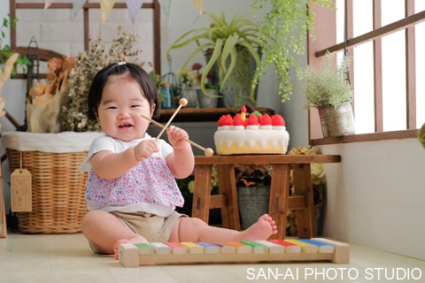 1歳バースデー　誕生日記念