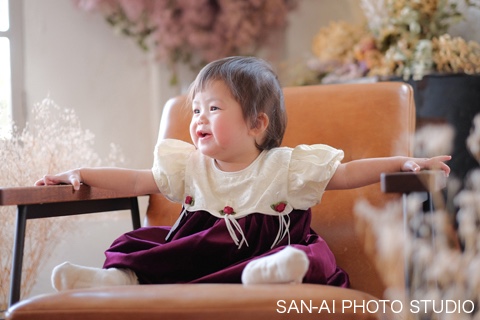 誕生日記念　子どもドレス