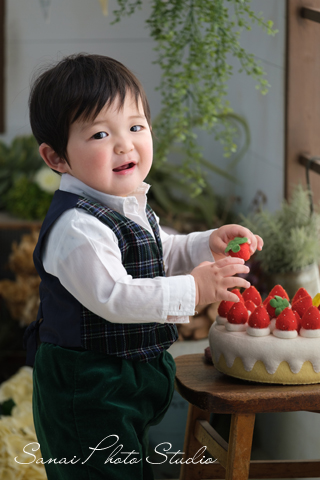 誕生日記念　1歳バースデー